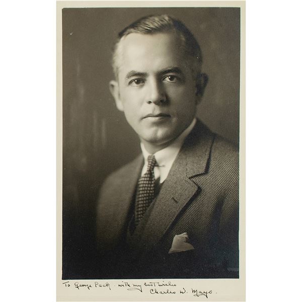 Charles H. Mayo Signed Photograph