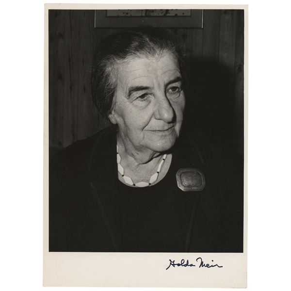 Golda Meir Signed Photograph