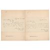 Image 1 : Russell Sage (2) Autograph Letters Signed