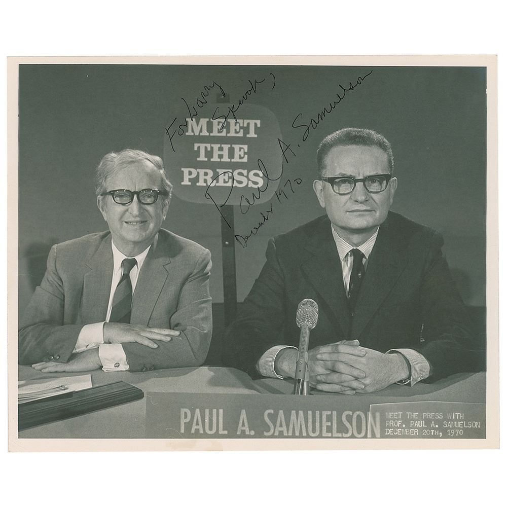 Paul Samuelson Signed Photograph