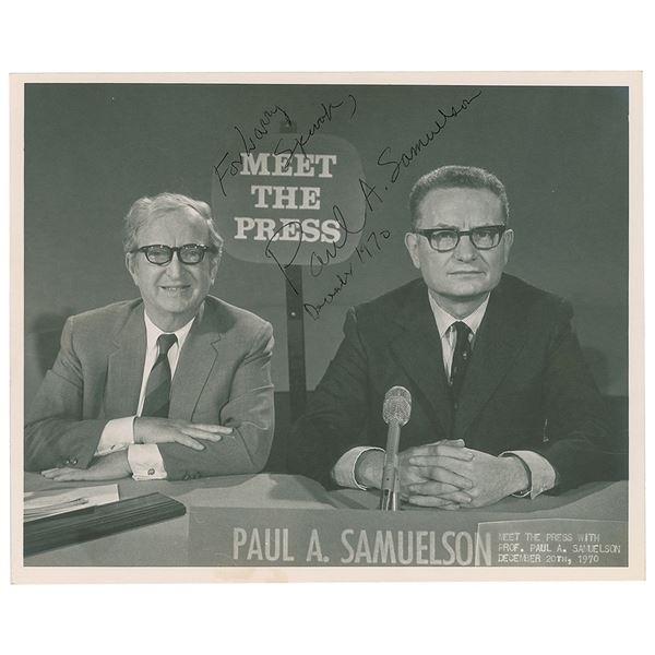 Paul Samuelson Signed Photograph