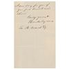 Image 2 : Horatio Seymour Autograph Letter Signed
