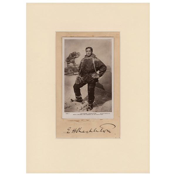 Ernest Shackleton Signature
