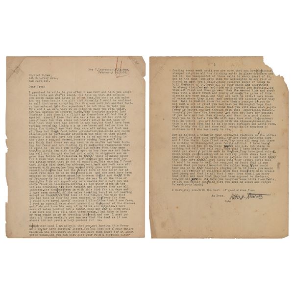 Robert Stroud Typed Letter Signed