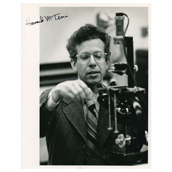 Howard M. Temin Signed Photograph