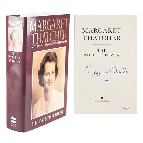 Margaret Thatcher Signed Book