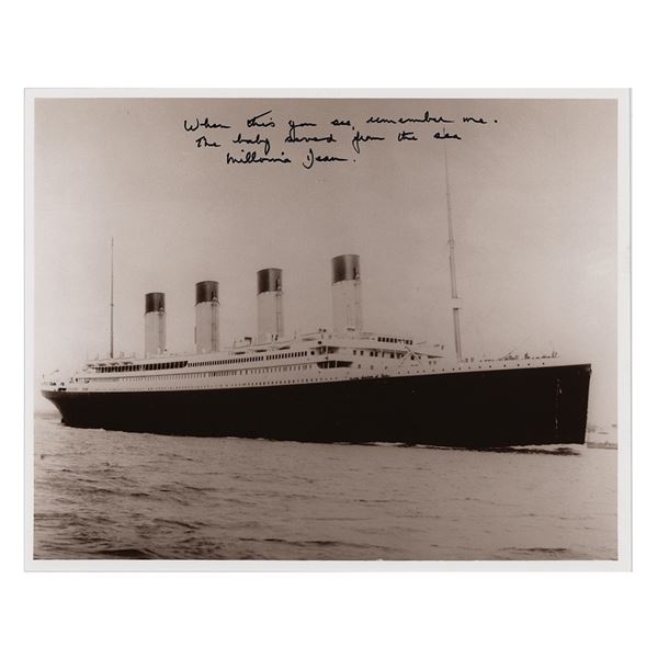 Titanic: Millvina Dean Signed Photograph