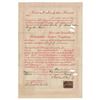 Image 2 : Titanic: George Widener Document Signed