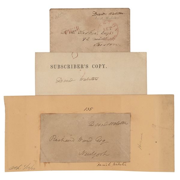 Daniel Webster (3) Autographs