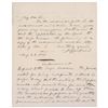 Image 1 : Jefferson Davis Autograph Letter Signed Twice