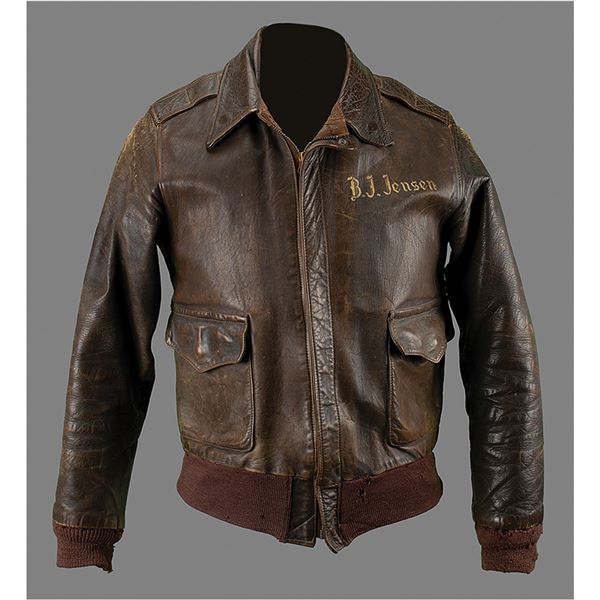 World War II: Bernard J. Jensen's B-17 'Skippy' A-2 Bomber Jacket