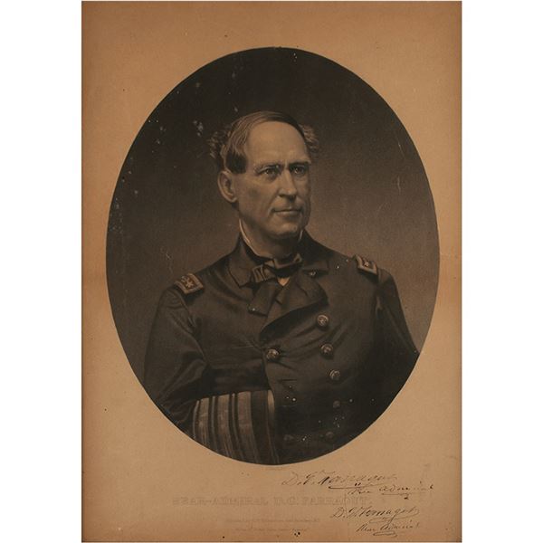 David G. Farragut Signed Print
