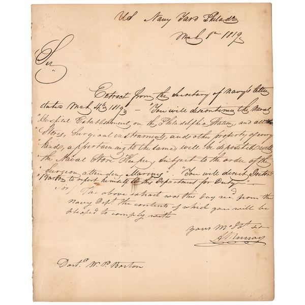 Alexander Murray Letter Signed