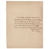 Image 1 : Napoleon: Emmanuel, comte de Las Cases Autograph Letter Signed