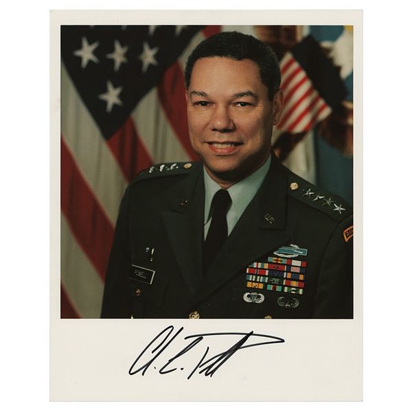 Colin Powell Signed Photograph