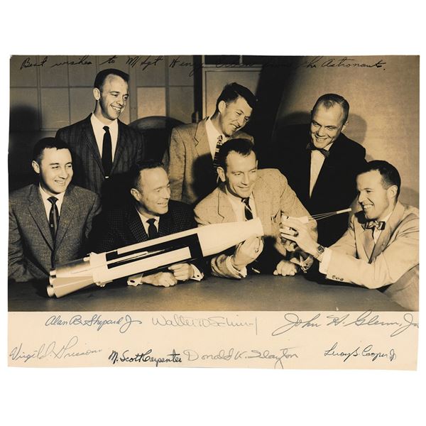 Mercury 7 Signed Photograph