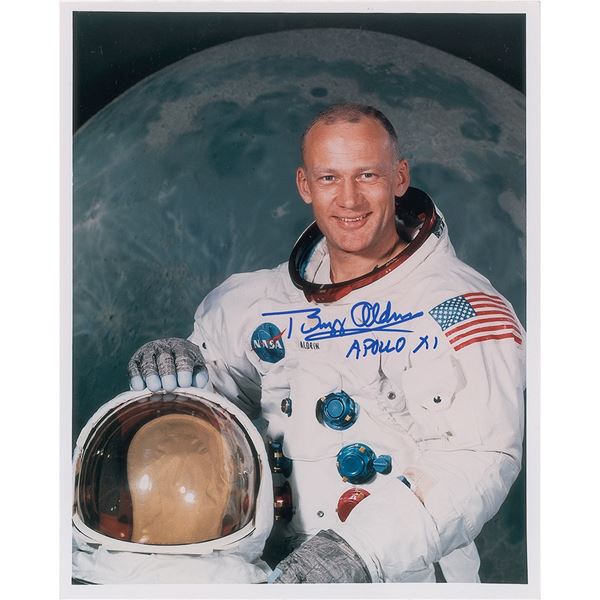 Buzz Aldrin Signed Photograph