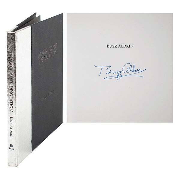 Buzz Aldrin Signed Book