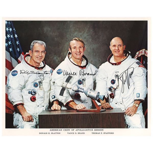 Apollo-Soyuz Signed Photograph