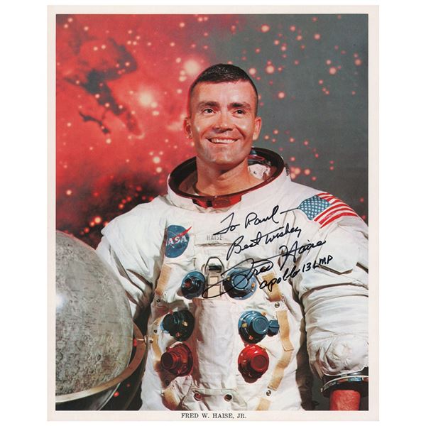 Fred Haise Signed Photograph