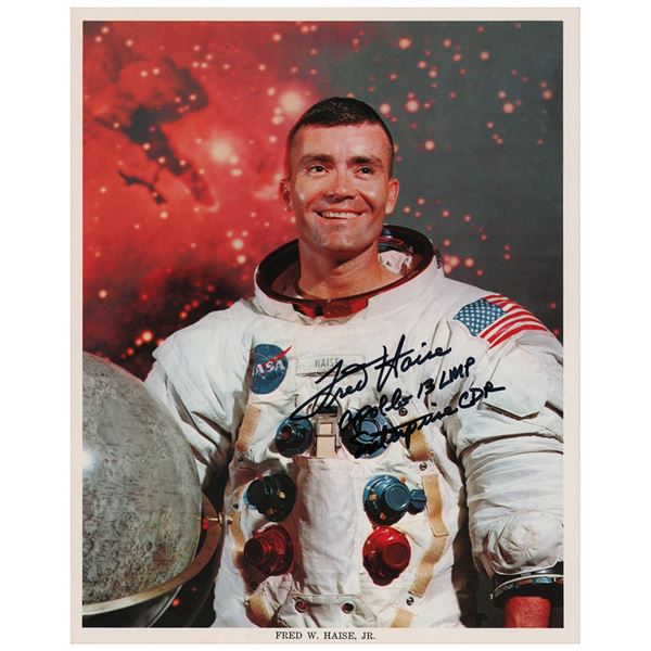 Fred Haise Signed Photograph
