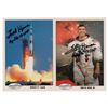 Image 1 : Fred Haise (2) Signed Trading Cards