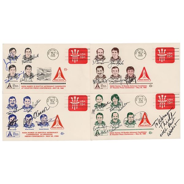 NASA Astronaut Group 9 (4) Signed Covers