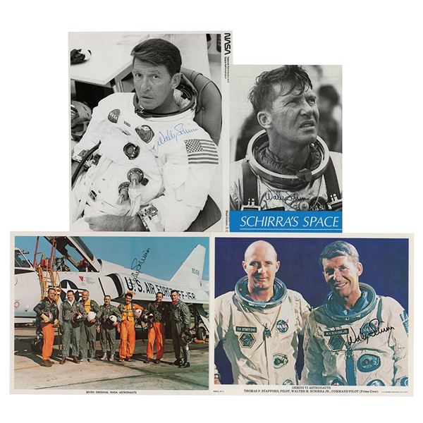 Wally Schirra (4) Signed Items
