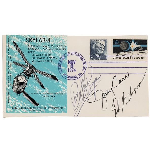 Skylab 4 Signed Cover