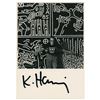 Image 1 : Keith Haring Signed Postcard