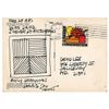 Image 1 : Sol Lewitt Signed Sketch