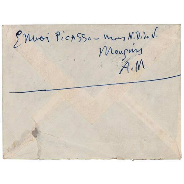 Pablo Picasso Signed Envelope