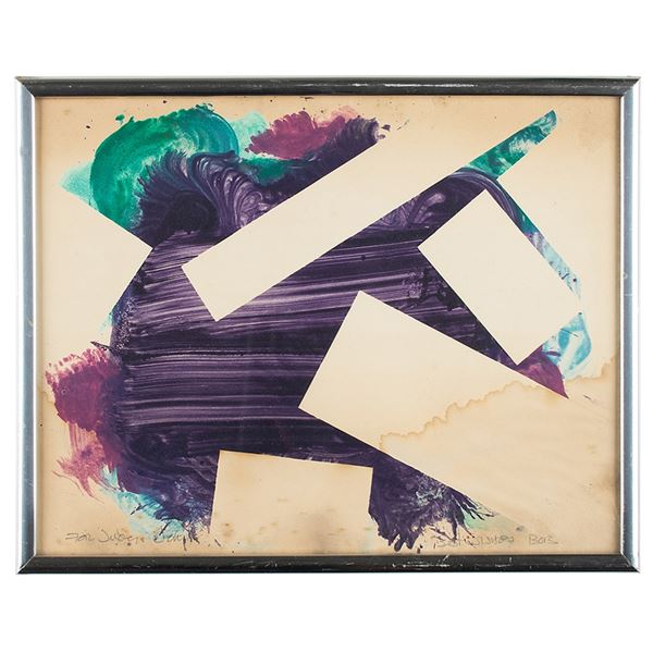 Robert Reed Original Painting and Autograph Letter Signed