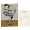 Image 1 : Norman Rockwell Signed Program and Typed Letter Signed