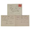John Singer Sargent (2) Autograph Letters Signed