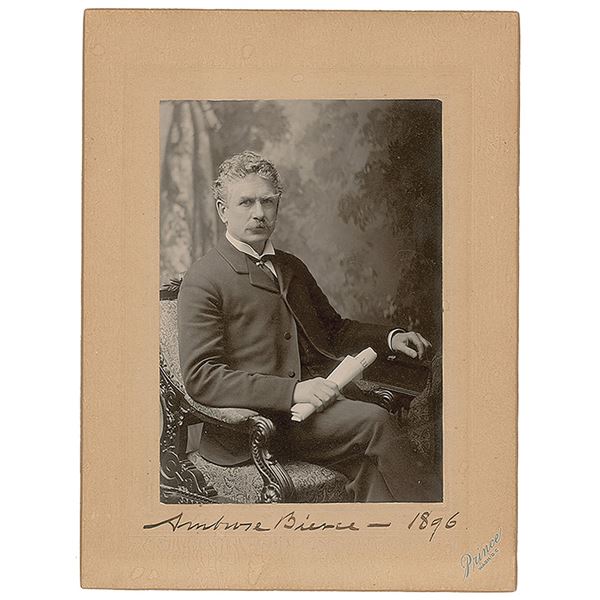 Ambrose Bierce Signed Photograph