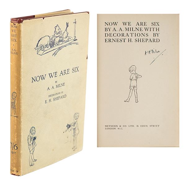 A. A. Milne Signed Book