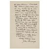 Image 2 : John Burroughs Autograph Letter Signed