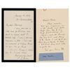 Image 1 : John Ruskin Autograph Letter Signed and Signature