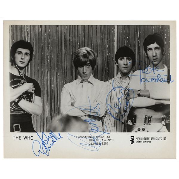 The Who Signed Photograph