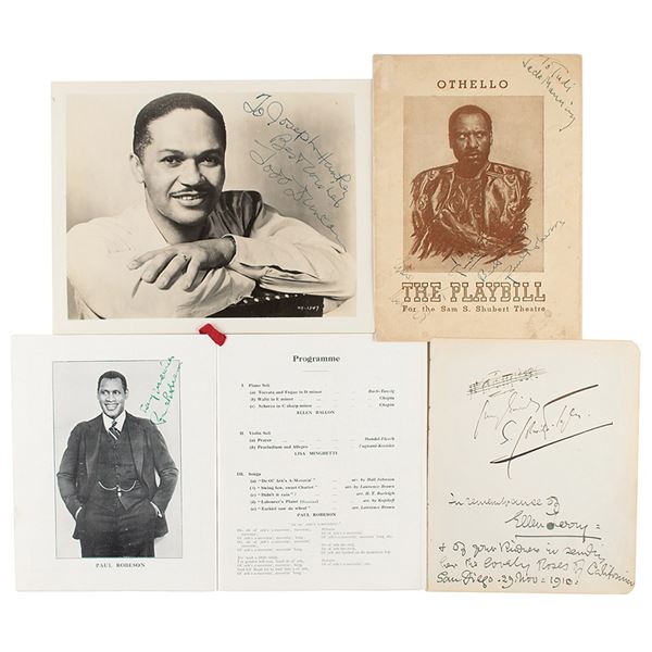 American Singers and Composers (4) Signed Items
