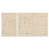 Image 14 : Camille Saint-Saens Collection of (16) Autograph Letters Signed