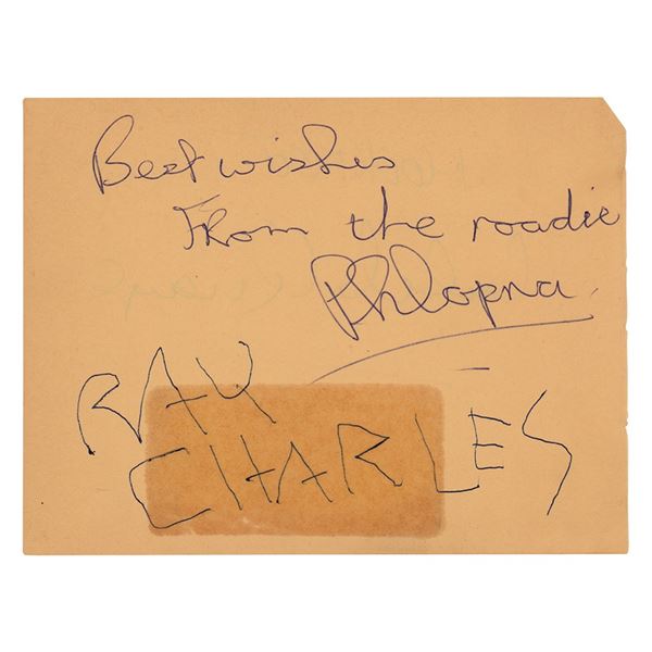 Ray Charles Signature