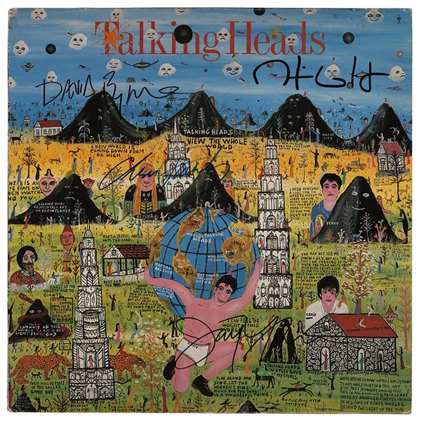Talking Heads Signed Album