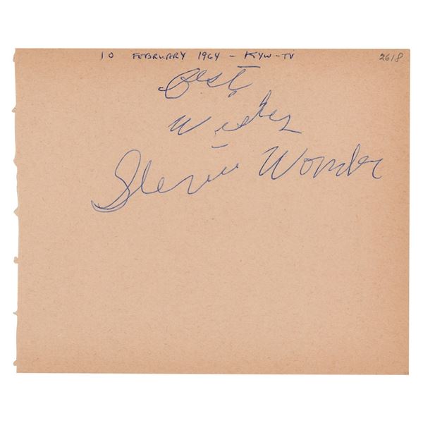 Stevie Wonder Signature