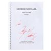 Image 1 : George Michael Signed Contract Rider
