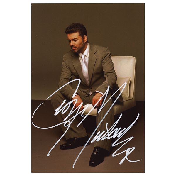 George Michael Signed Photograph