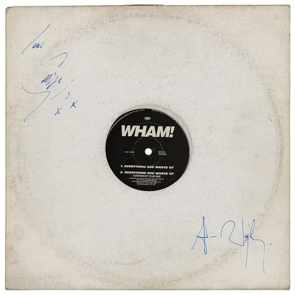 Wham! Signed Album