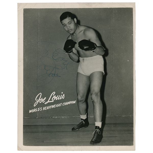 Joe Louis Signed Photograph