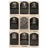 Image 1 : Baseball Hall of Famers (9) Signed HOF Cards